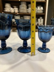 Provincial-Colonial (Dark) Blue by Noritake – 22pcs of Vintage Glassware
