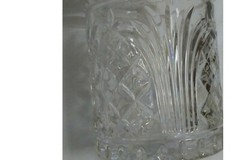 FIFTH AVENUE CRYSTAL L.T.D. PORTICO GLASS  CANDY BISQUIT TOBACCO JAR  with LID 