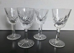 Waterford Crystal Cordial Liquor Shot Port Glasses Set Of 4