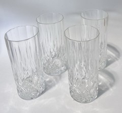 Royal Crystal Rock Opera 6″ Highball Glasses. Set of (4) Nice!