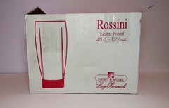 13.5oz Highball Glass Set of Six, Blown Glass Crystal