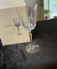 Set Of Four Toscony Classics Odyssey Series Goblets 24% Fine Crystal