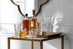 Set of 4 Highball Glasses, 13 oz Cocktail Tumblers, Elegant Drinkware for Partie