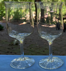 Set of TWO Lenox Moonspun Water Goblets Mint!