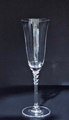 Mikasa Sonata Champagne Flute Glass 9″ crystal blown glass elegant 1980s