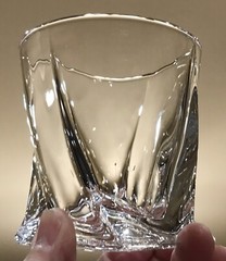 2 Mikasa Motion Double Old Fashioned Glasses 3 3/4″ Excellent Condition 10 Oz.