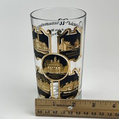 Vintage Historic Williamsburg Virginia Colonial Souvenir Glass Tumbler