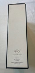 LENOX CRYSTAL-ADORN (retired pattern) 2-Piece Etched Toasting Flute Set-NIB