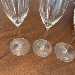 Set of 3 Rosenthal Studio-Linie Crystal FUGA Champagne Flute, 8 3/4″ Tall *READ*