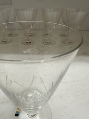 Vintage Fostoria Pine MCM Glasses set of 20!! NEW WITH TAGS