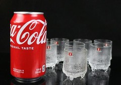 Set of 8 Littala Finland Ultima Thule Footed Cordial Glasses