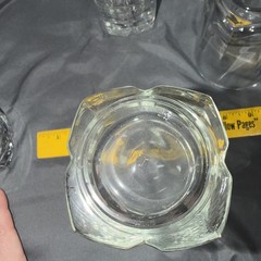 4 VINTAGE Libbey Squire Cooler Heavy Square Bottom Tumbler & Whiskey Glasses
