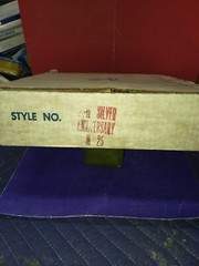 [J9] — NOS Vtg Queen’s Lusterware Ltd. 25th Anniversary Glasses in Original Pkg