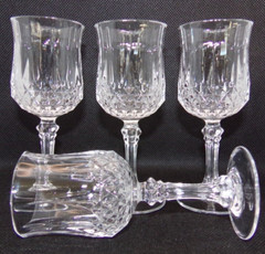 CRISTAL D’ARQUES LONGCHAMP 24% LEAD CRYSTAL Set of 4 Brandy Glasses 1 – 1/2 oz