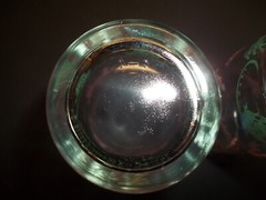 2 Vintage Peanut Butter Glass “Turf Attraction” Horse Racing Glass Tumblers