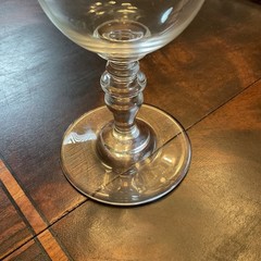 Baccarat Provence Crystal Goblet Water Wine Glass Signed France 6.5” Stemware