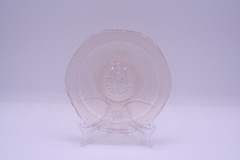 Hazel Atlas ROYAL LACE Pink Saucer 5-3/4″ Depression Glass