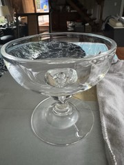 7877 STEUBEN 6 CRYSTAL CHAMPAGNE COUPES BALUSTER TEARDROP STEM  SIGNED 6 in BOX