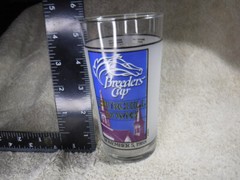 Vintage 1988 Breeders Cup Horse Racing Churchhill Downs Glass Tumbler