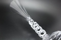 Millennial CHAMPAGNE FLUTES 2000 Stem Y2K Commemorative Celebratory Set of 2