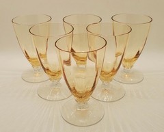 FOSTORIA FAIRFAX TOPAZ JUICE GLASSES – SET OF 2 (6 available)