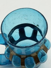 Vintage 1960’s Felipe Derflingher Caged Glass Brutalist Tankard Mug