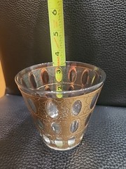 1 Culver Cannella 22kt Gold Old Fashioned Rocks Glasses MCM Vintage Replacement