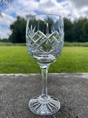 Noble Excellence Poland Duke Crystal Wine Glasses Set of Four (4)