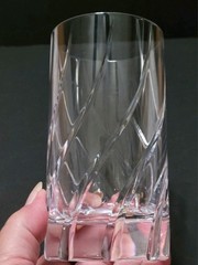 Mikasa Olympus Highball Cut Lead Crystal Glass Discontinued Pattern