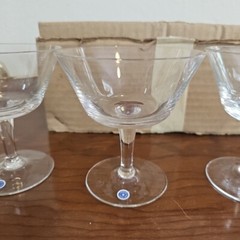 Fidelity by Gorham CrystalChampagne Tall Sherbet set of 4 *Read*