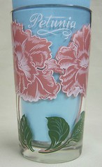 Petunia 5″ Standard Size Peanut Butter Glass Glasses Drinking Kitchen Mauzy 27-5