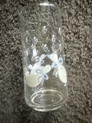 2 Vtg Libbey Drinking Glasses Country White Goose Geese Duck Blue Ribbon Bow