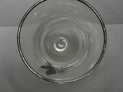 VINTAGE FEDERAL GLASS CORDIAL WINE GLASS «THE SPORTSMAN SERIES» CANADA GOOSE