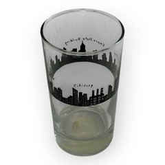 Fishs Eddy 212 NYC Skyline Juice Wine Glass Libbey 4.25″ New York Landmarks