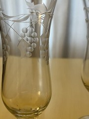 Arcadia Hand Made In Romania Vintage Glasses Set Of 4