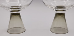 Mid Century Rosenthal Fortuna Champagne Coupes Elsa Fischer-Treyden READ BLUE