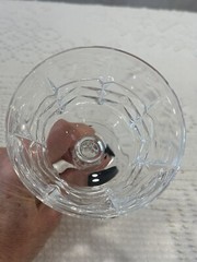 Vintage Set of 2 Cherbourg 24% French Lead Crystal Unit No. 3 Champagne/Sherbet