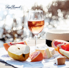 LUIGI BORMIOLI CRESCENDO CHARDONNAY WHITE WINE GLASS 4 PCS 13 OZ 9.6″H ITALY NIB