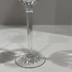 Lenox Clarity Platinum Silver Rim 8” Tall 4oz Wine Glasses