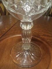 Vintage Libbey Hobstar Goblets-Starburst Water or Wine Glass – Set of 4 – 10 oz.