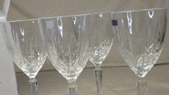 NIB Marquis by Waterford SPARKLE Set #4 Oversize All Purpose Goblet Wine Glasses