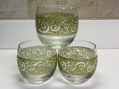 Culver Toledo Roly Poly Drinking Glasses-Set of 3