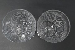Set Of 4 Cambridge Caprice Clear Glass Water Goblets Glasses 1930-1940’s