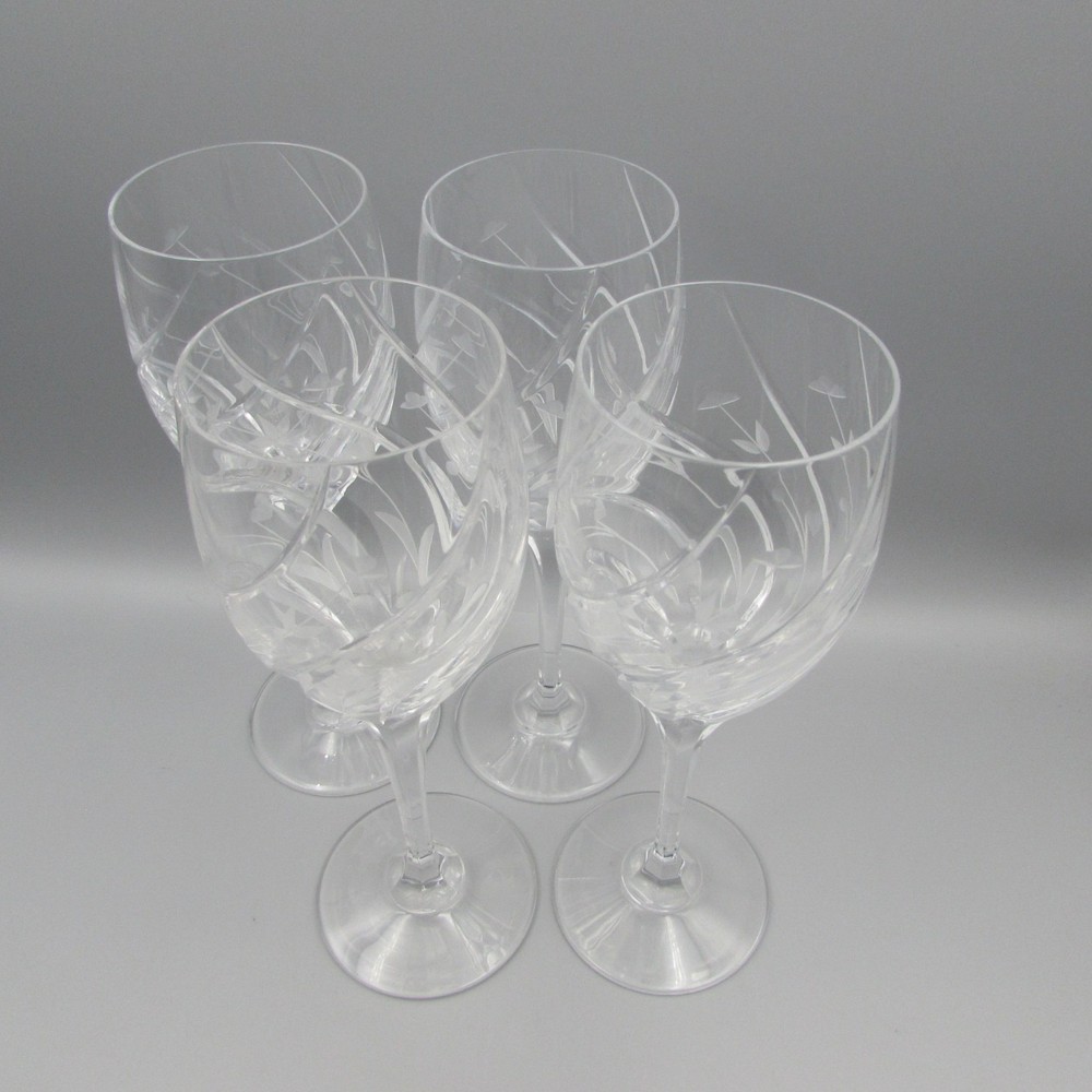 Mikasa Crystal ENGLISH GARDEN Water Goblets – Set of Four