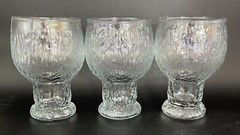 Indiana Glass Glacier Clear Water Goblet Set Of 4