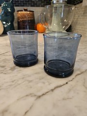 Libbey Dusky Blue Juice Glass Set Of 2 3.5inch