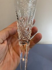 BEAUTIFUL WATERFORD Crystal Times Square 2009 Joy Toasting Flutes W/BOX 10.25″H