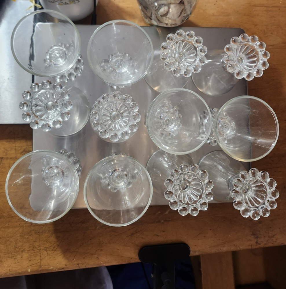 12 Anchor Hocking Boopie Glasses- 3.75-4″ Tall Liquor Glasses