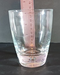 Bormioli Rocco LUNA BEVERAGE JUICE GLASS 11.5 Oz. 4″ Tall Bubble in Bottom
