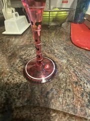 Hand painted SEXY Wine champagne martini glass bachelorette party birthday NICE